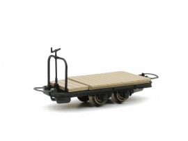 Schmalspur-Flachwagen mit Bremserbühne
